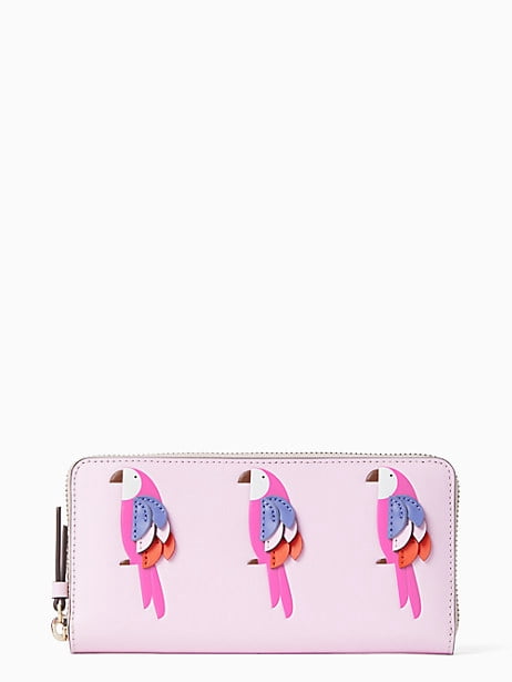 Kate Spade New York Large Continental Wallet Flock Party in Multi