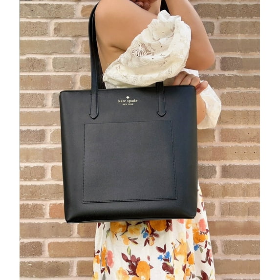 Kate Spade New York Large Daily Tote Shoulder Bag Black