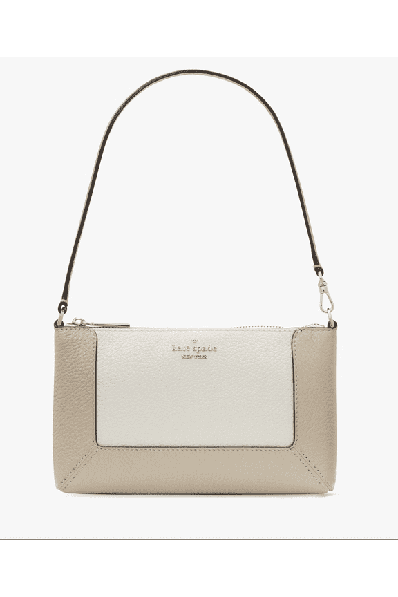Lena Colorblock Convertible Pebbled Leather Wristlet KH791