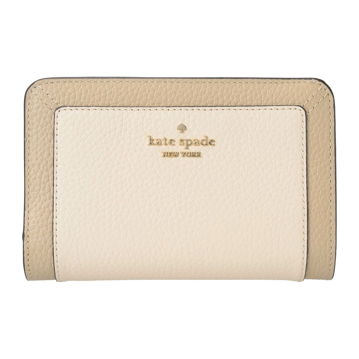 Kate Spade New York Lena Colorblock Pebbled Leather Medium Compact