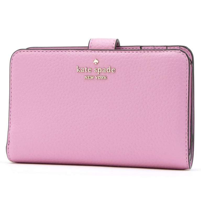 sw1173♪ Kate Spade New York Lena Pebbled Leather Medium Bifold Wallet