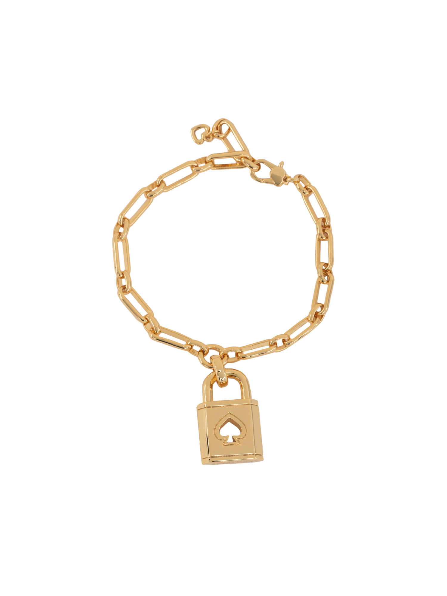 Spade with Crown Stainless Steel Charm Bracelet – His and Her's Intimates