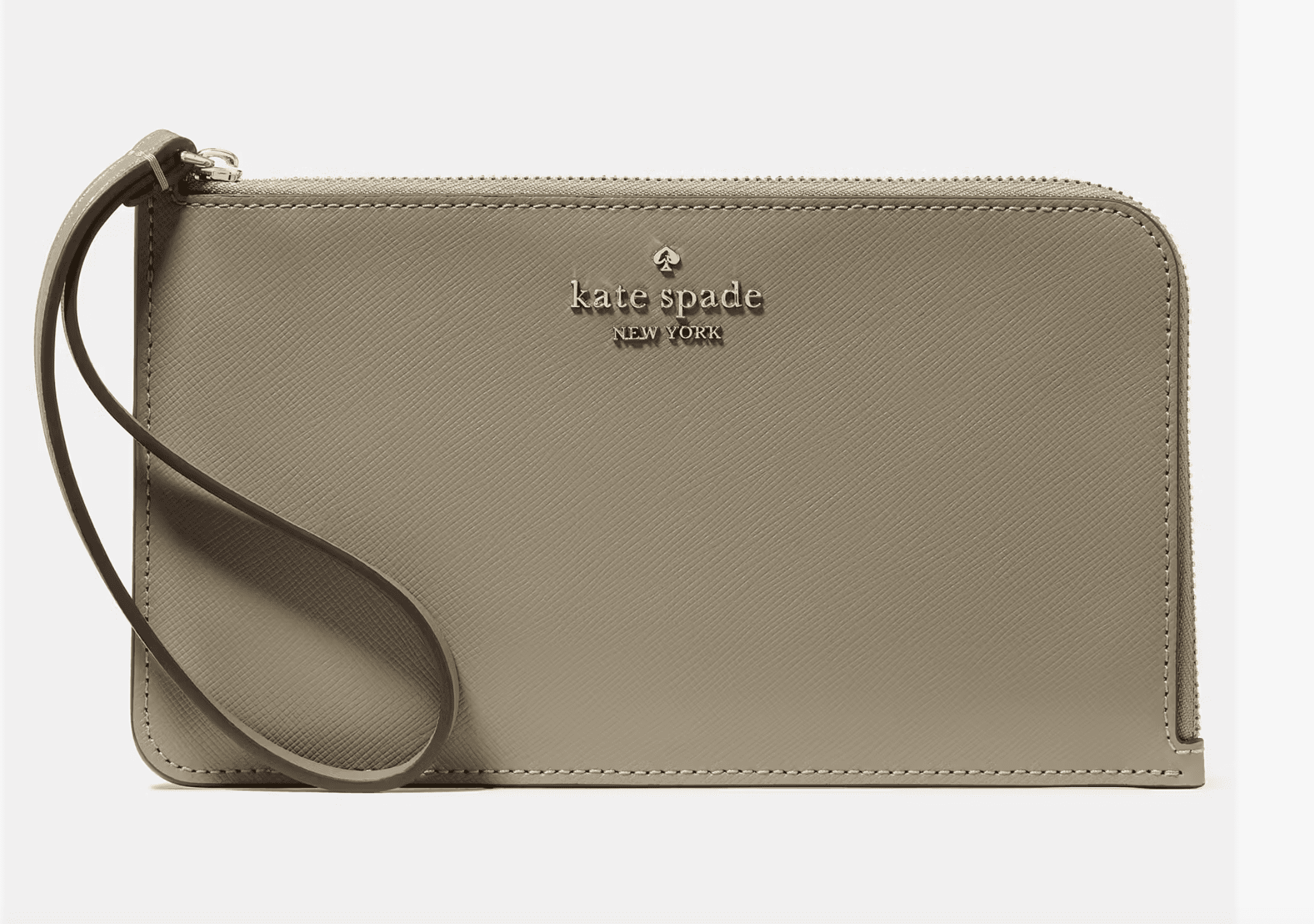 Kate Spade New York Lucy Medium L-Zip Wristlet, Saffiano Leather, KD546