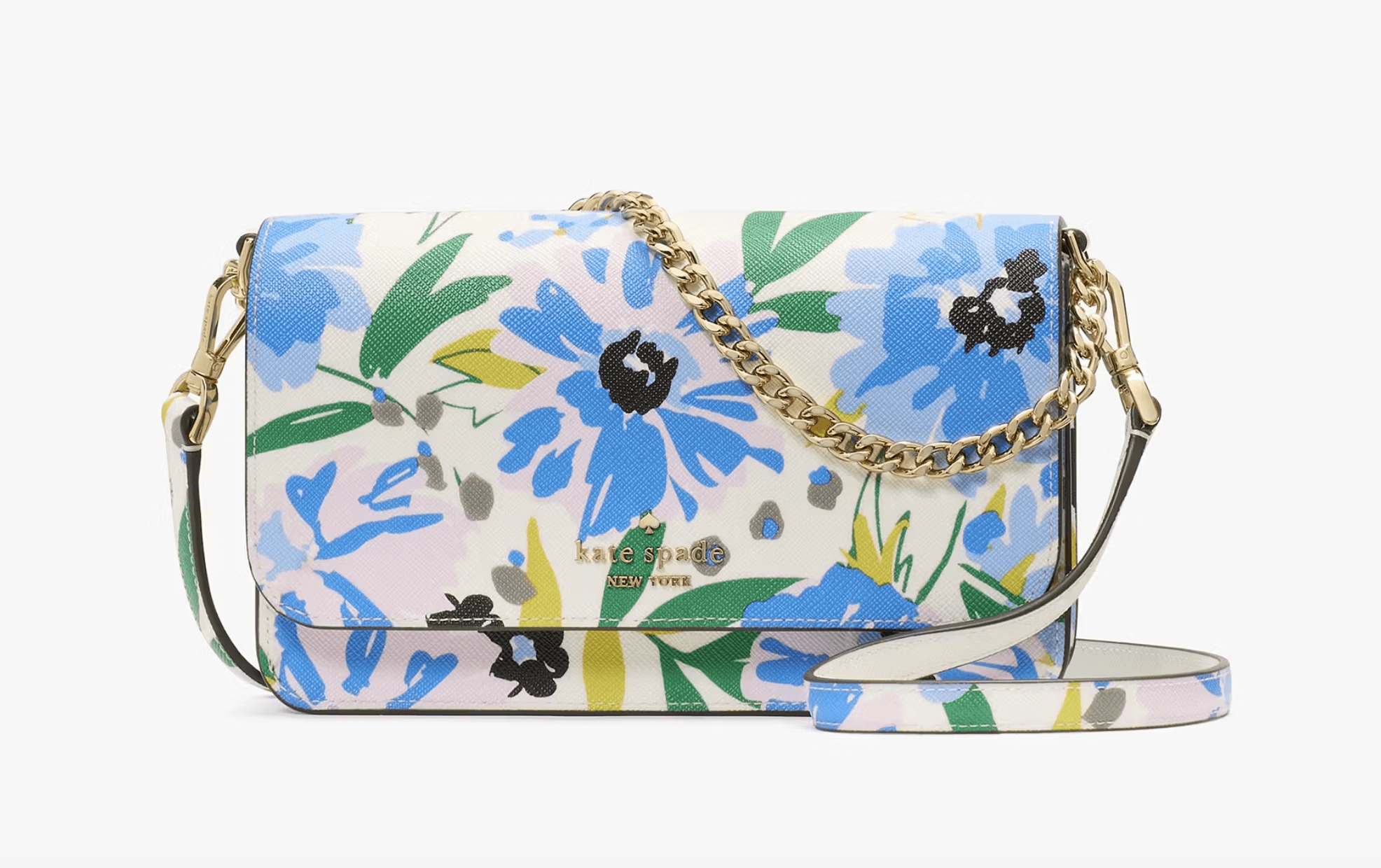 Kate Spade New York Madison Floral Willow Mini Crossbody Bag, Saffiano PVC, Style KK939