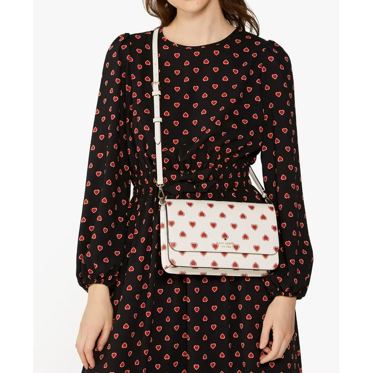 Kate Spade New York Madison Heart Geo Flap Crossbody Bag