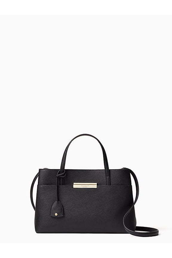 Maiden Way Saffiano Zuri Purse for Women - Black