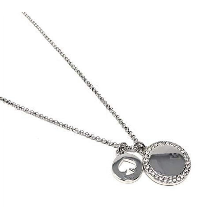 Kate spade silver necklace discount