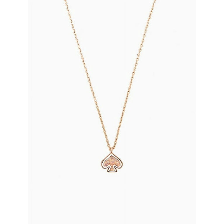 Rose gold kate spade necklace sale