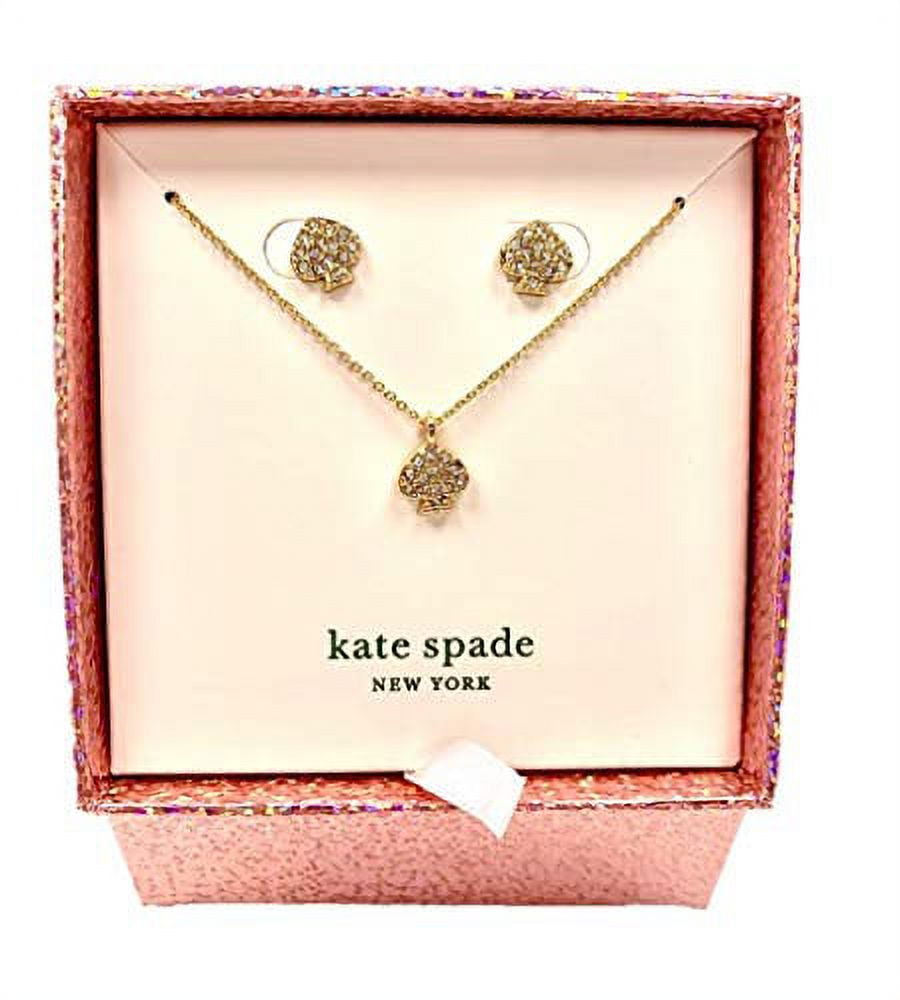 Kate spade earring store and necklace set
