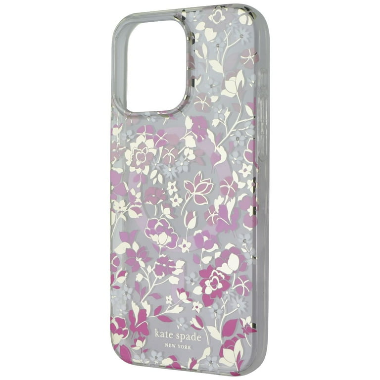 【kate spade】iPhone15Proケース フラワーベッド MagSafe Kate Spade New York Protective Hard Shell Case with MagSafe