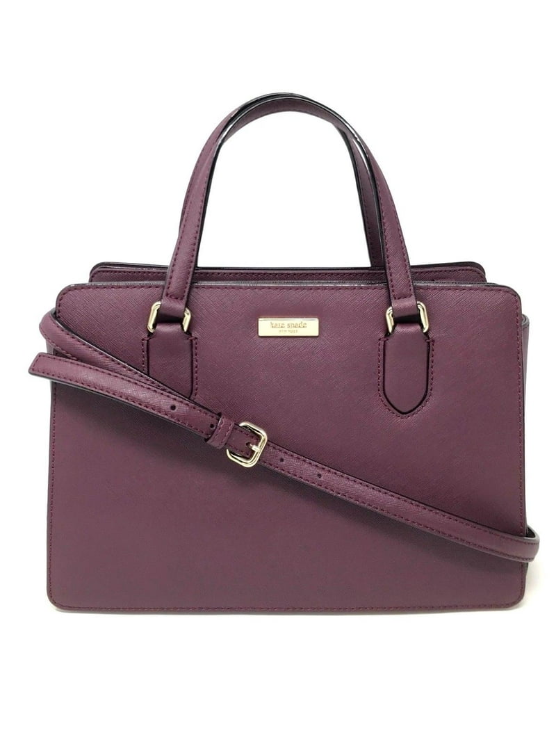 Kate Spade New York Reese Laurel Way Handbag in Deep Plum  display picture 3