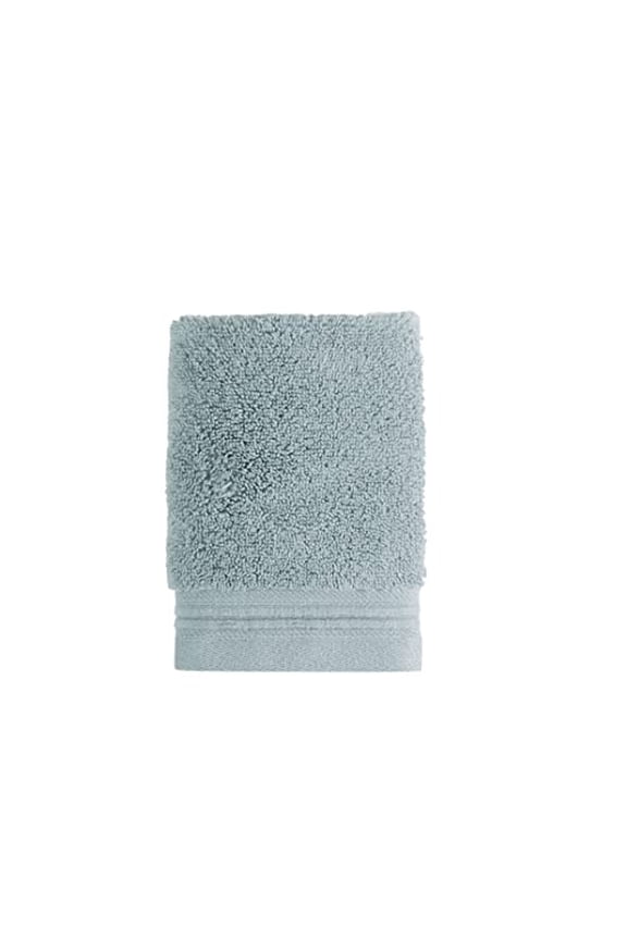 Scallop Pleat 580 GSM Terry 1 Piece Wash Cloth, 13 x 13 Inches, 100% Cotton (Abyss)