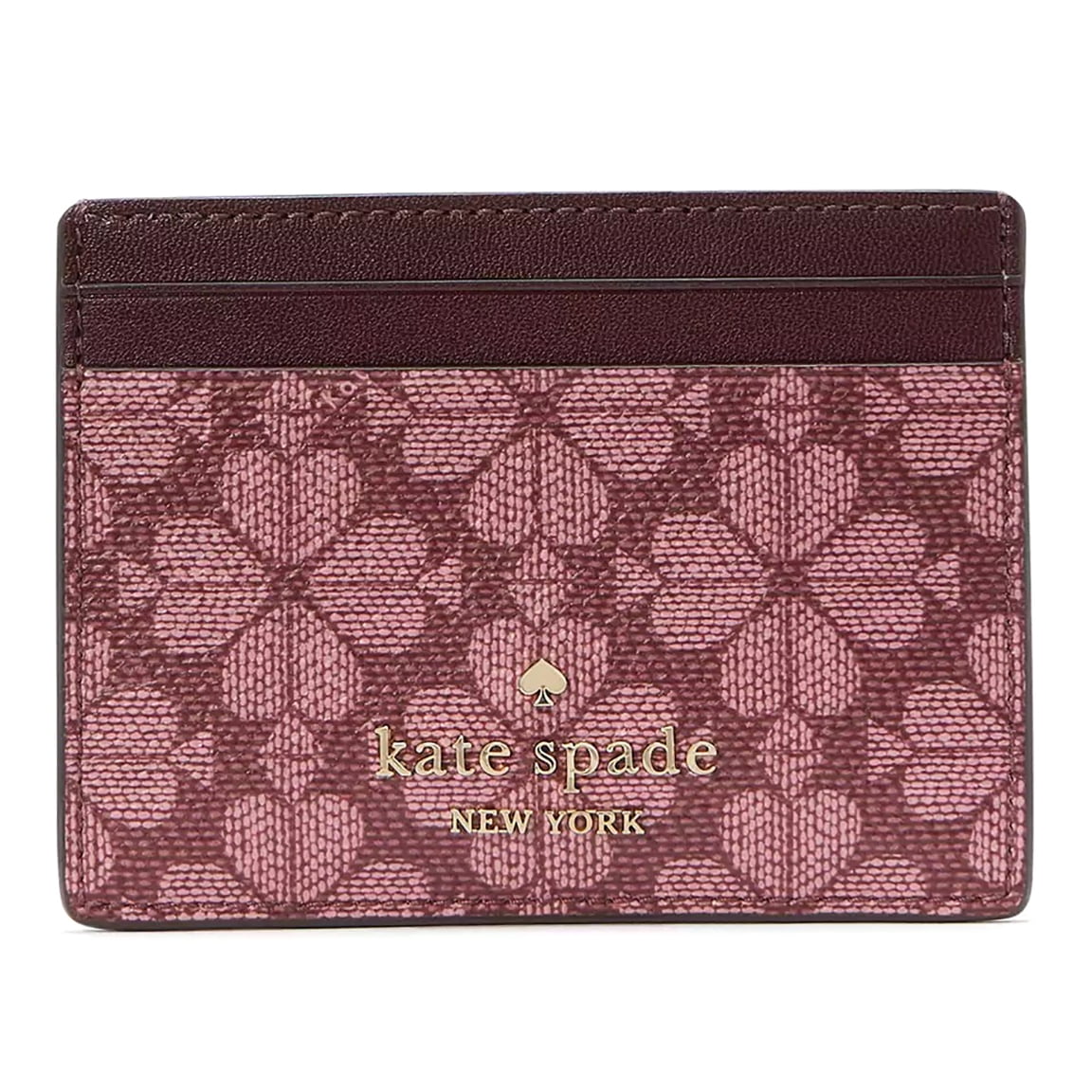 Kate Spade New York Signature Spade Flower Small Slim Card Holder