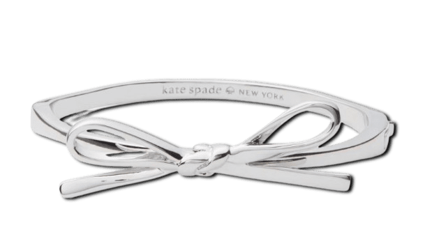 Kate Spade New York "Skinny Mini" Silver-Tone Bow