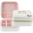Kate Spade New York Small Travel Case, White Wedding Box to Organize