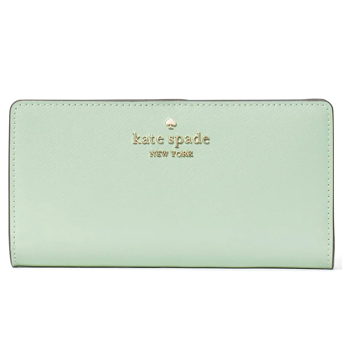 Kate spade new york large slim bifold wallet Butter Yellow selling Staci Saffiano NWT