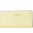 thumbnail image 1 of Kate Spade New York Staci Large Slim Saffiano Leather Bifold Wallet (Lemon Fondant), 1 of 3