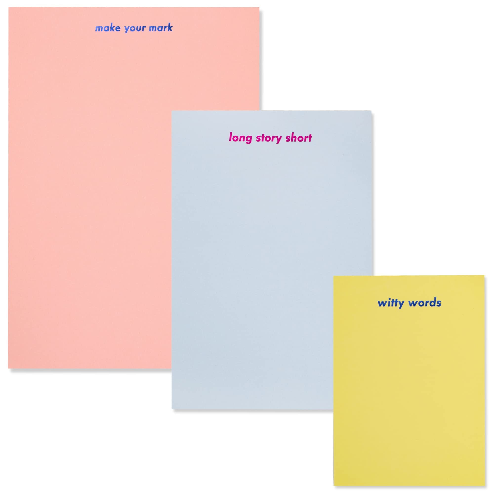 激安アウトレット Spade Kate New Notepads Cute 3, of Set Notepad Stacked York メモ帳