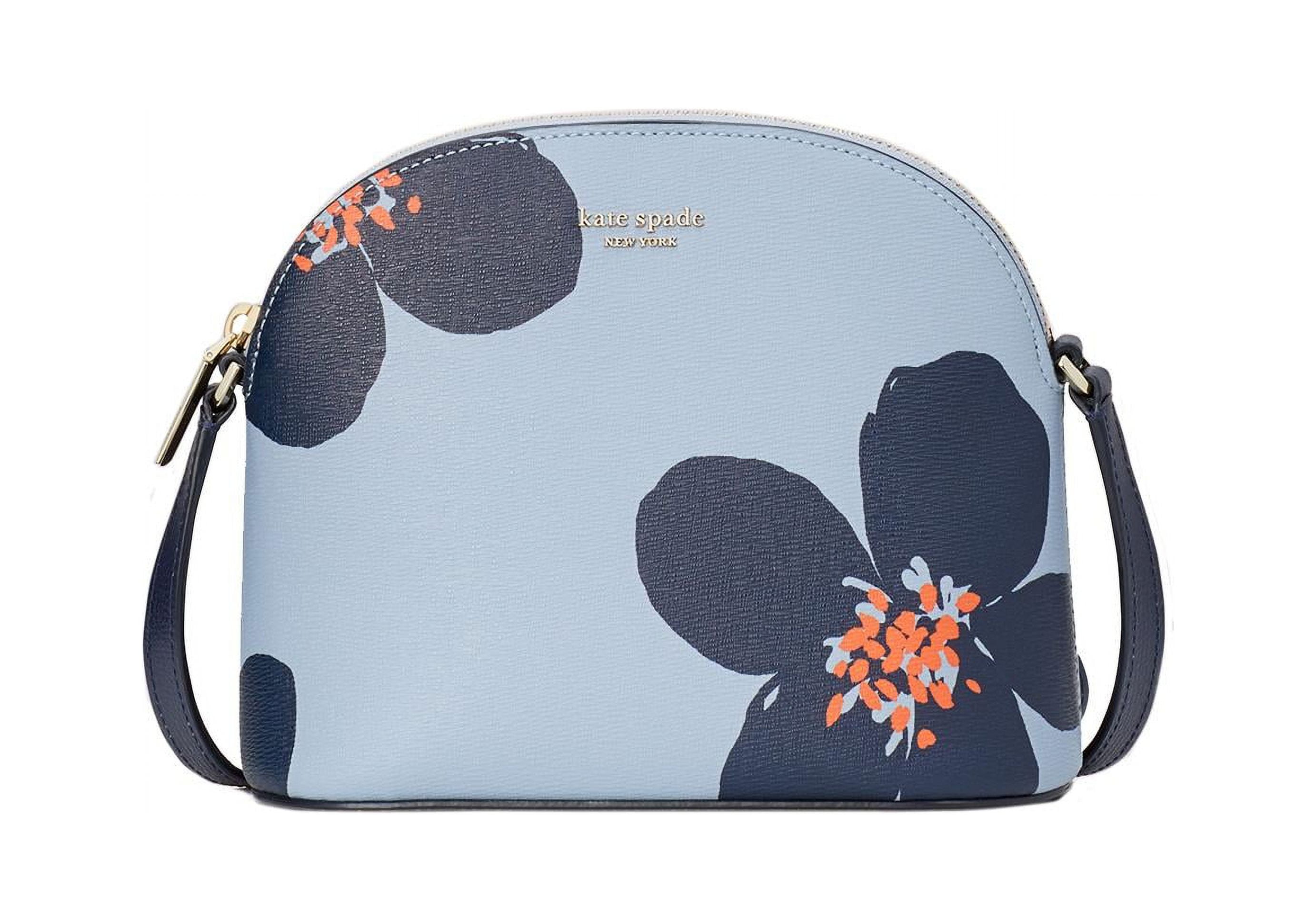 Kate Spade New York Sylvia Grand Flora Medium Dome Crossbody Blue Heron Multi One Size