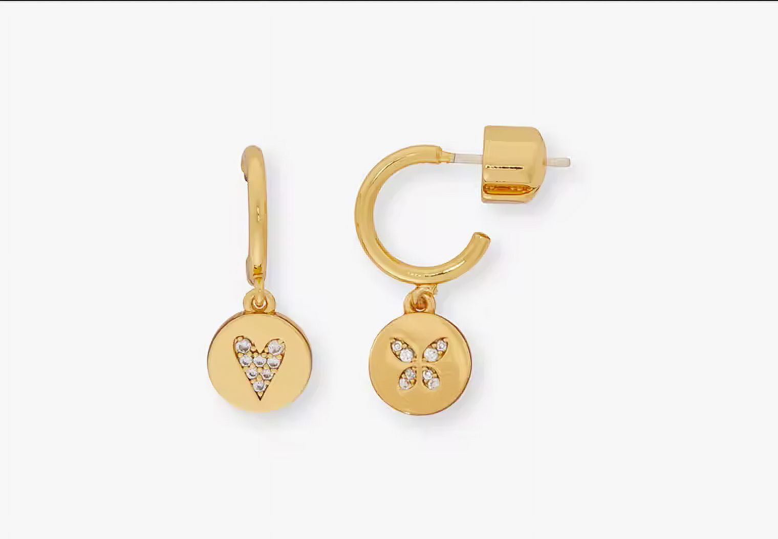 Kate Spade New York Wishes Drop Earrings Multi One Size Kate Spade New York Wishes Asymmetrical Huggies Earrings Gold