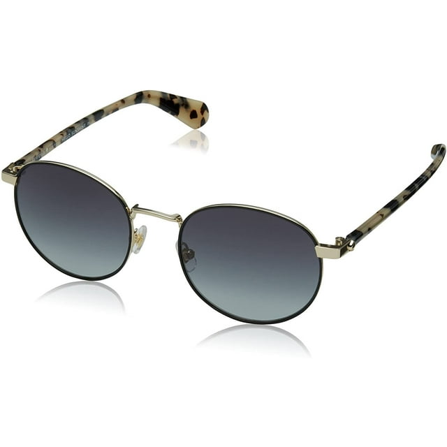 Kate Spade New York Women's Adelais Oval Sunglasses, BLK HAVAN, 50 mm