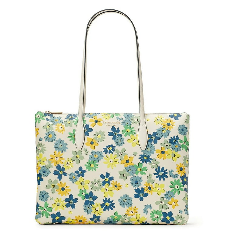 Kate spade floral tote bag hot sale