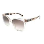 Kate Spade New York Women's Cat Eye Sunglasses, Peach/Brown