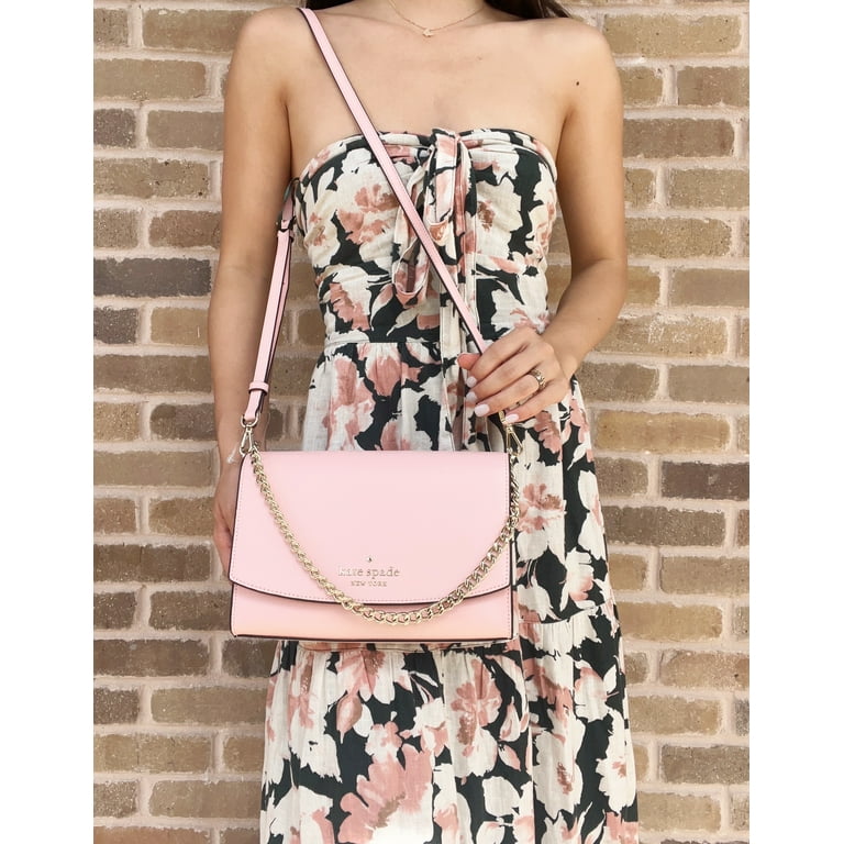 Kate Spade Chalk Pink Carson Saffiano Leather Crossbody Kate Spade Chalk Pink Carson Saffiano Leather Crossbody