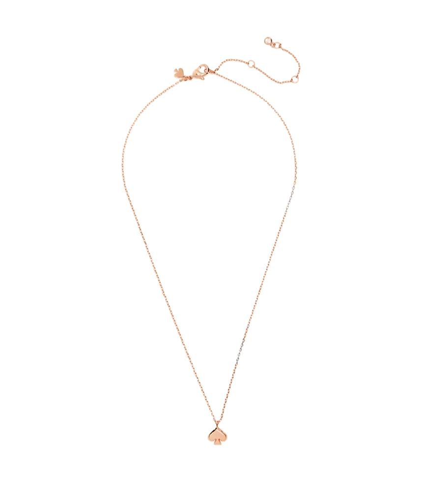 Kate Spade New York Women's Everyday Spade Metal Mini Pendant in Rose Gold