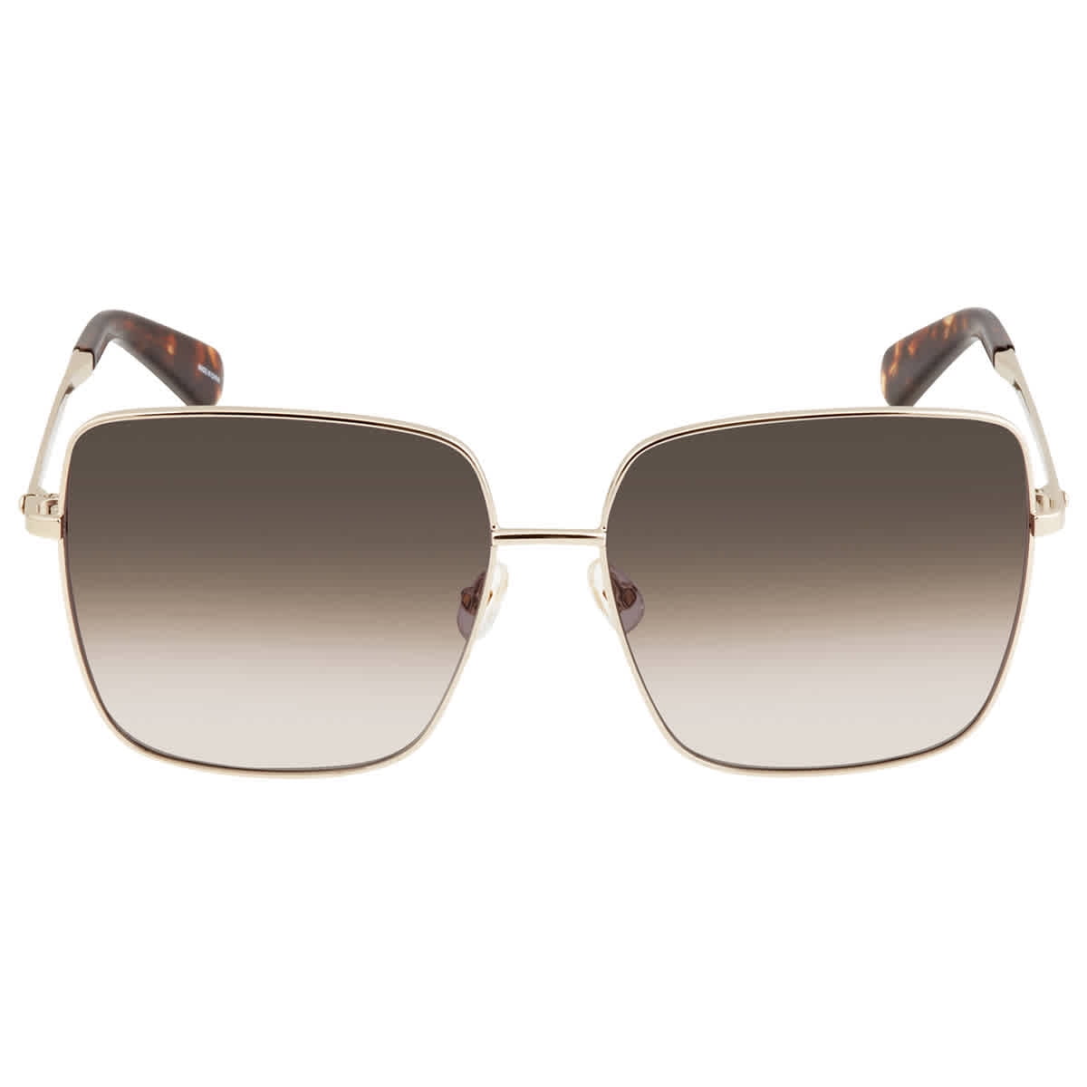 Kate Spade New York Fenton 60mm Gradient Square Sunglasses Dark Havana with Case Kate Spade Fenton/G/S 086/HA Sunglasses Women main image 4