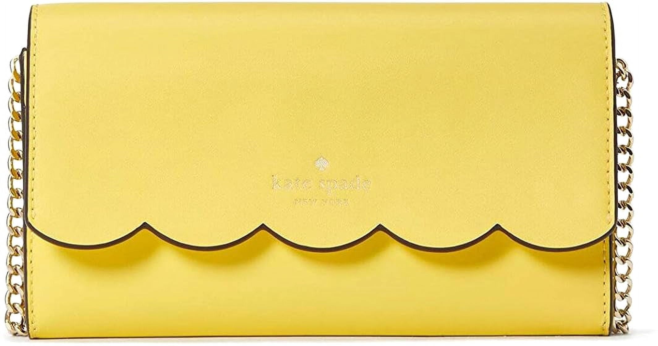 Kate Spade New York Women's Gemma Smooth Leather Small Crossbody Bag (Yuzu Jam)