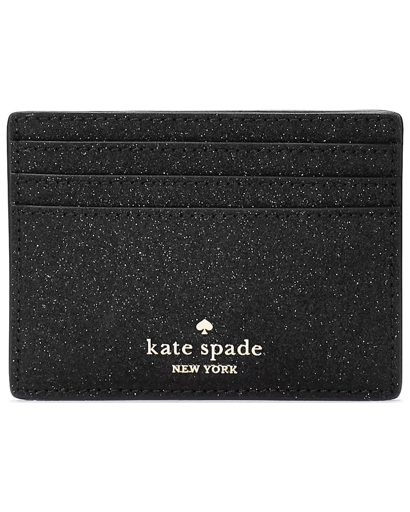 Black kate spade card holder shop