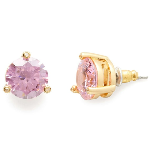 Kate Spade New York Women's Gold Plated Metal Rise And Shine Stud Earrings (Bright Carnation)