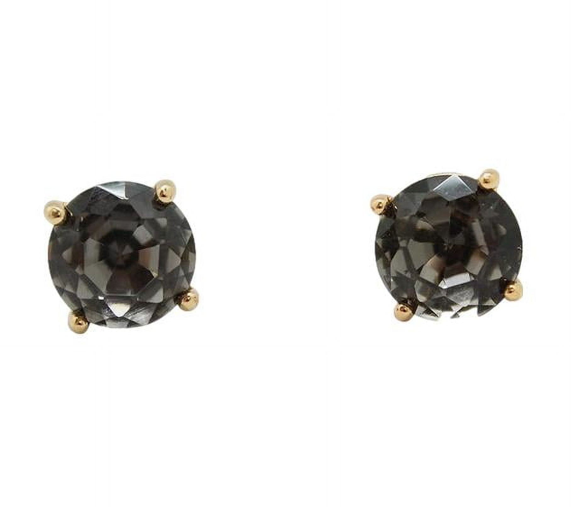 KATE SPADE NEW YORK Women's Gumdrop Stud Earrings in Black Diamond