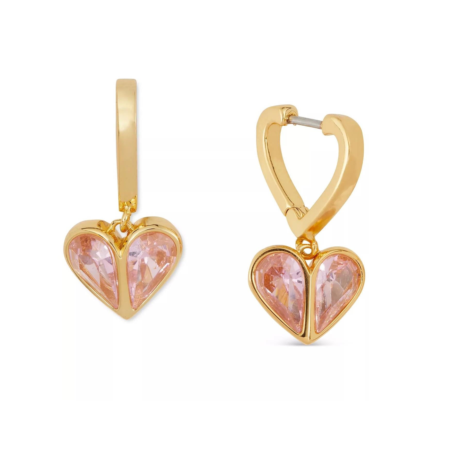 Kate spade metal heart huggies discount