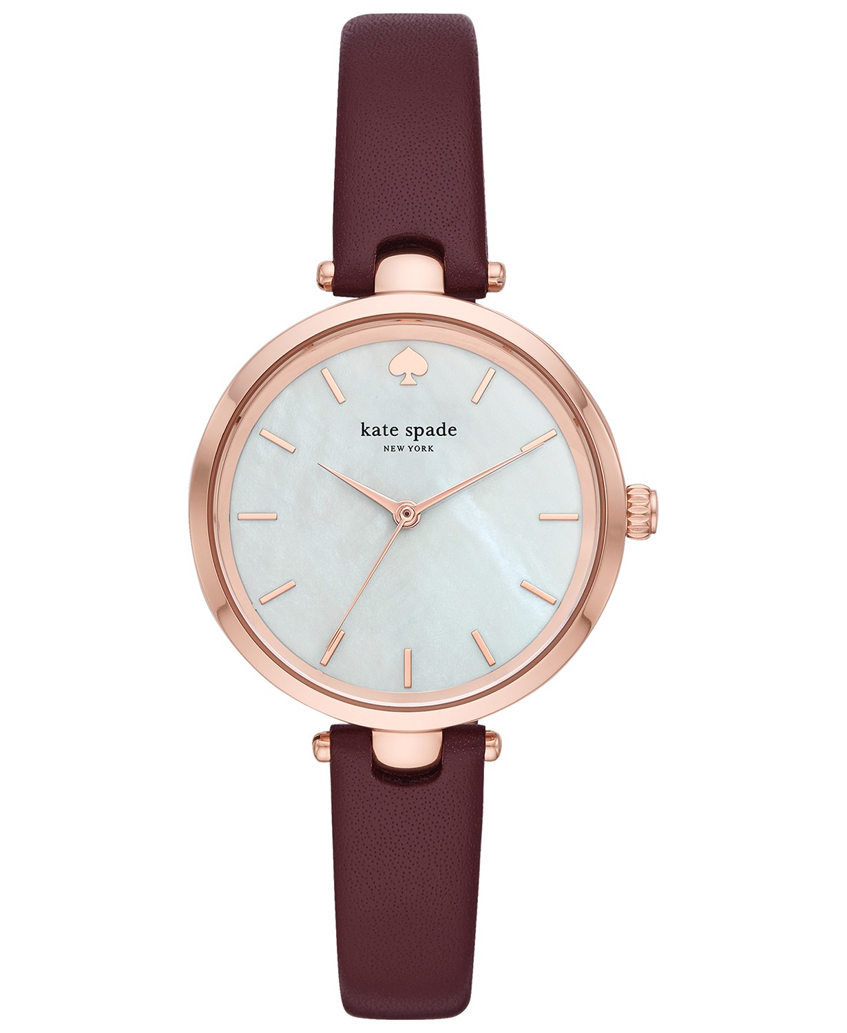 Kate Spade NY Merlot Rose Gold-Tone Watch with Pearl Angola 