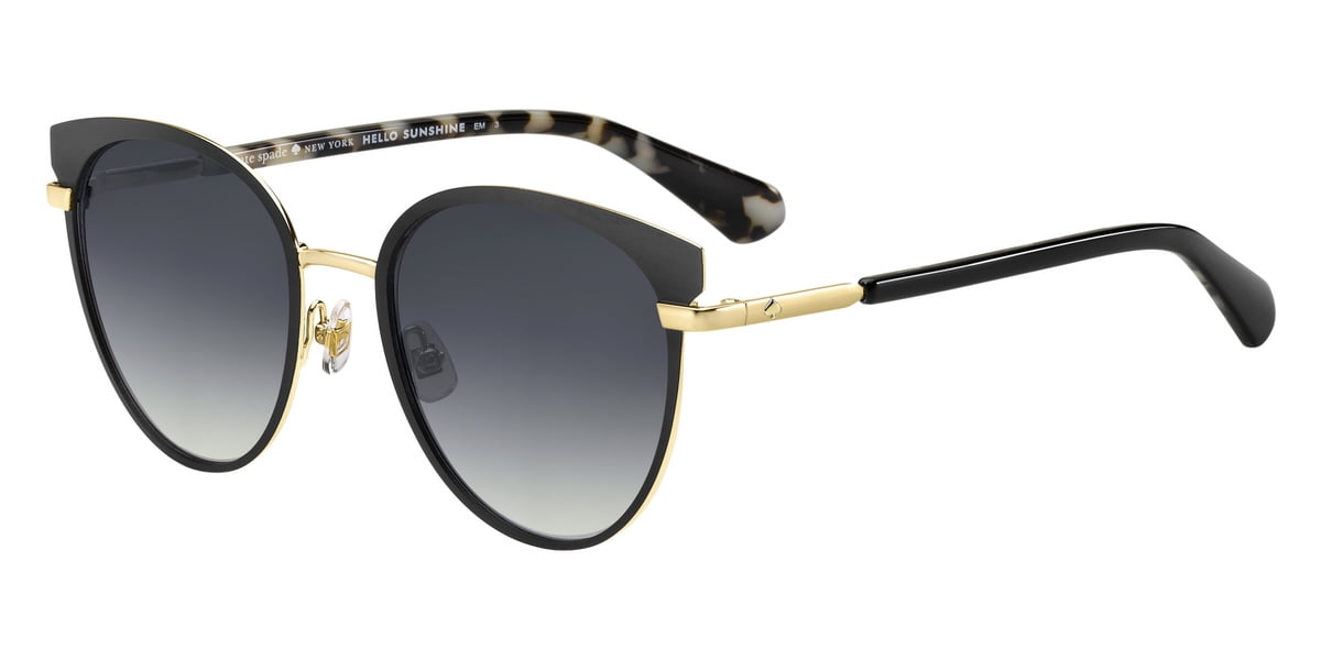 Kate Spade New York Gold/Black Round Sunglasses Kate Spade Izabella/G/S 807/WJ Sunglasses Women main image 3