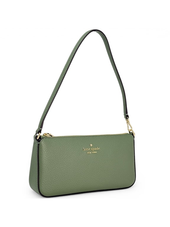 Women's Juliette Small Convertible Leather Wristlet (Sage Green)