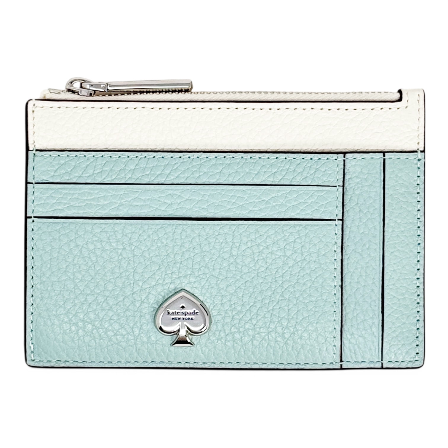 Kate Spade New York Women's Kayla Large Slim Leather Card Case (Aventurine Multi)
