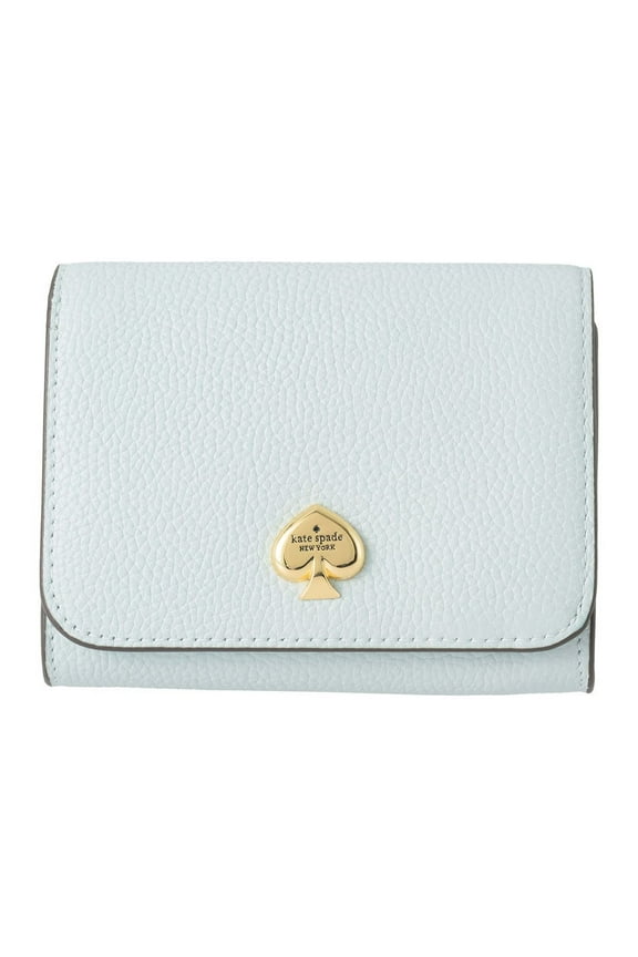 Women's Kayla Small L-Zip Snap Leather Wallet (Hazy Morning)