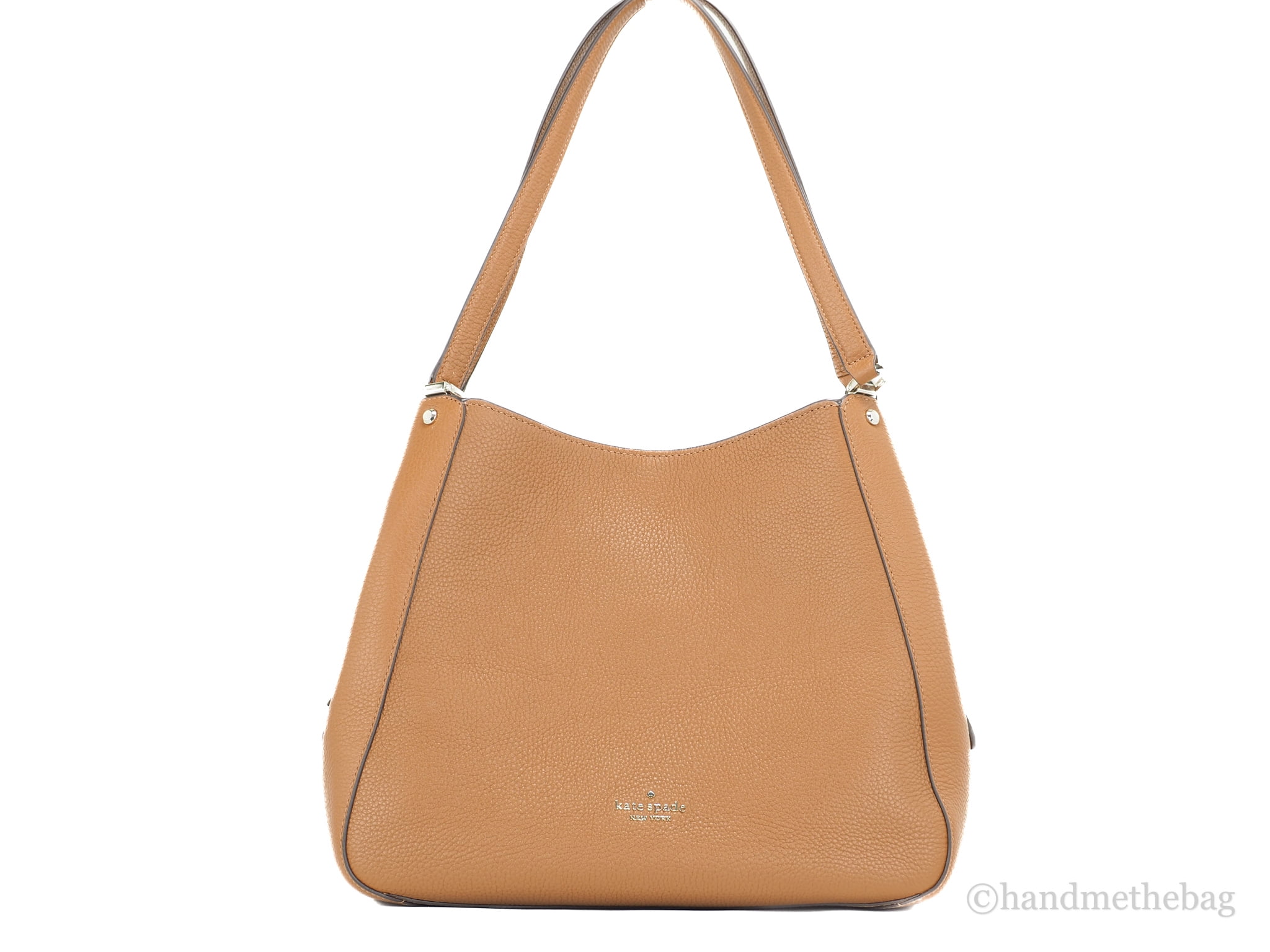 Kate Spade Leila Medium Satchel Handbag in Warm Gingerbread