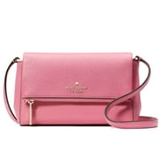 KATE SPADE NEW YORK Women's Leila Mini Crossbody Bag in Pebbled Leather (Blossom Pink)