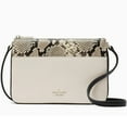 thumbnail image 1 of Kate Spade New York Women's Leila Mixed Material Triple Gusset Crossbody Bag (Parchment Multi), 1 of 3