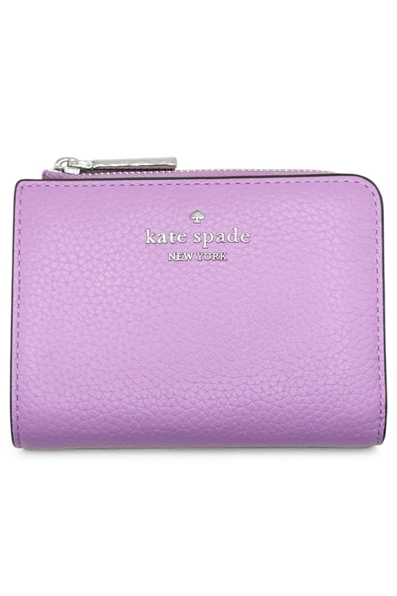 Women's Lena Small L Zip Leather Wallet (Wisteria)
