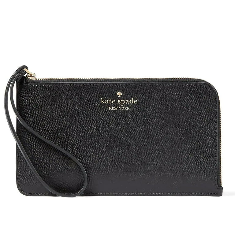 Kate Spade New York Women's Lucy Saffiano Leather Medium L-zip