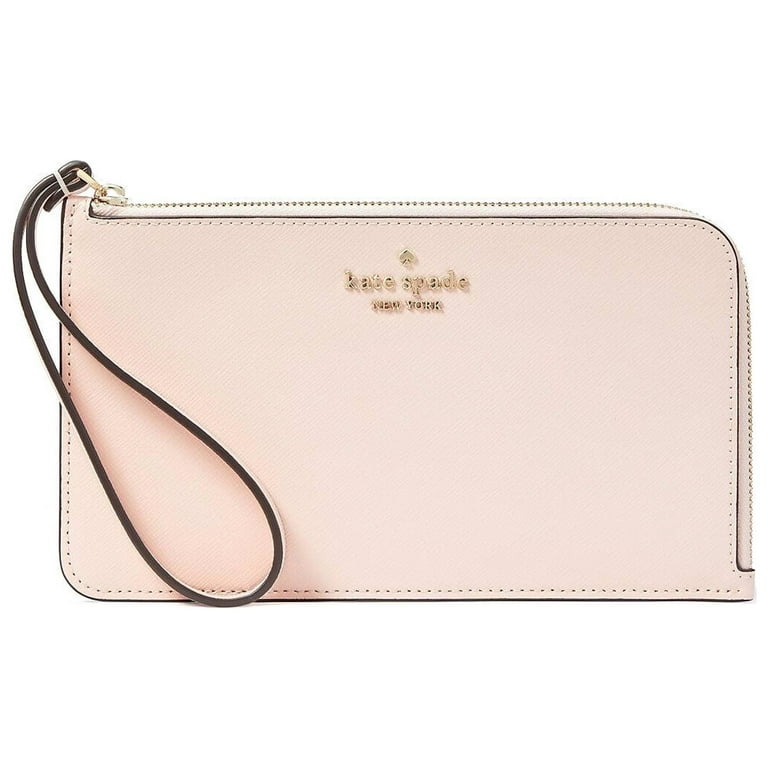 Kate Spade New York Women's Lucy Saffiano Leather Medium L-zip