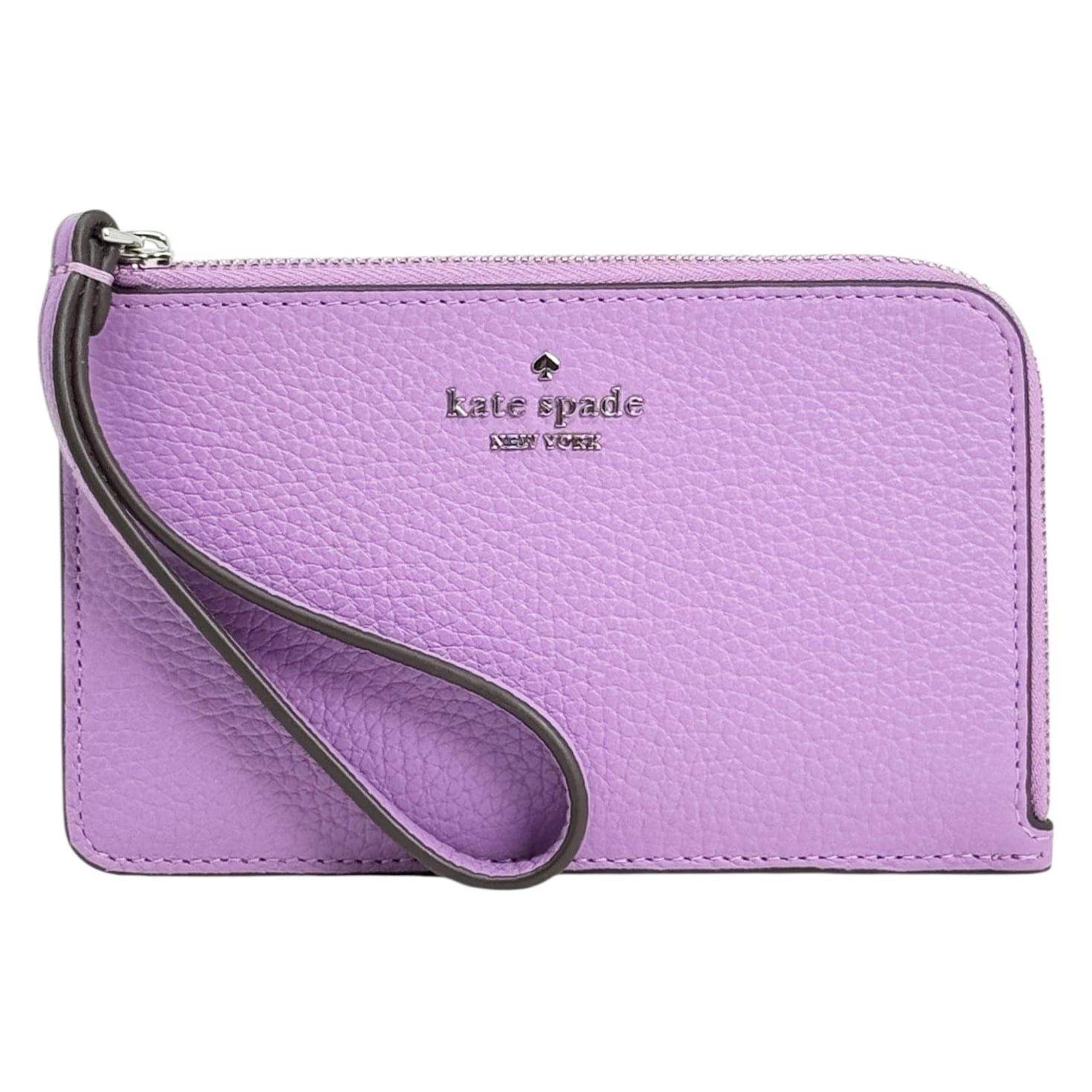 ワタイチカート Kate Spade New York Women's Lucy Small Pebbled Leather L-zip Card