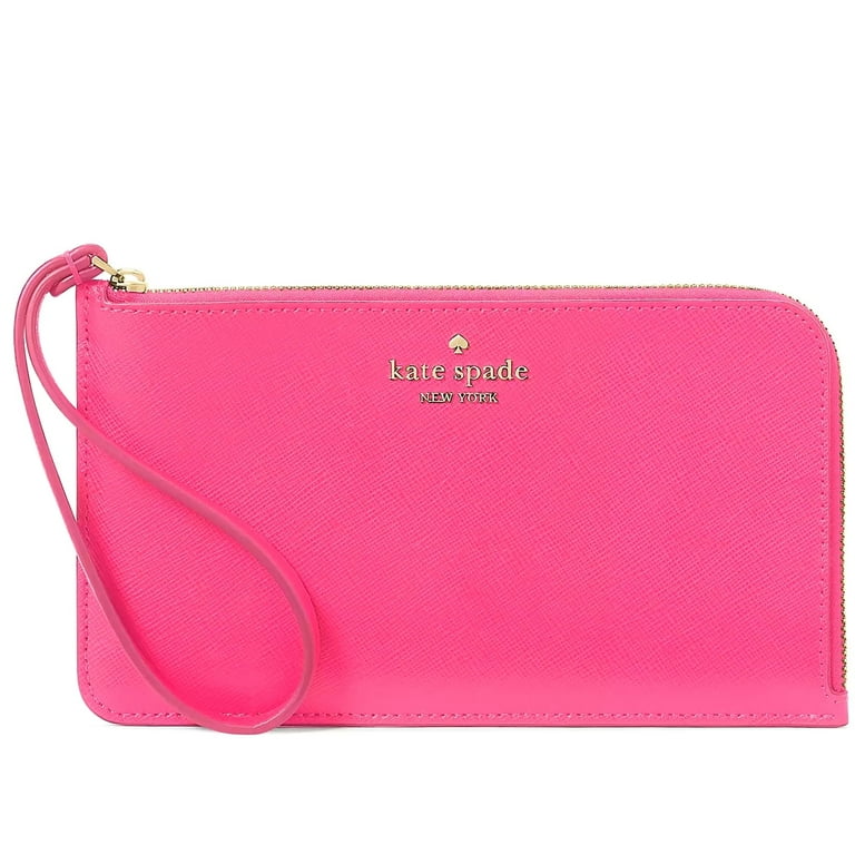 Kate Spade New York Women's Lucy Saffiano Leather Medium L-Zip