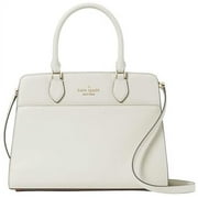 Kate Spade New York Women's Madison Saffiano Leather Medium Satchel Bag, Meringue