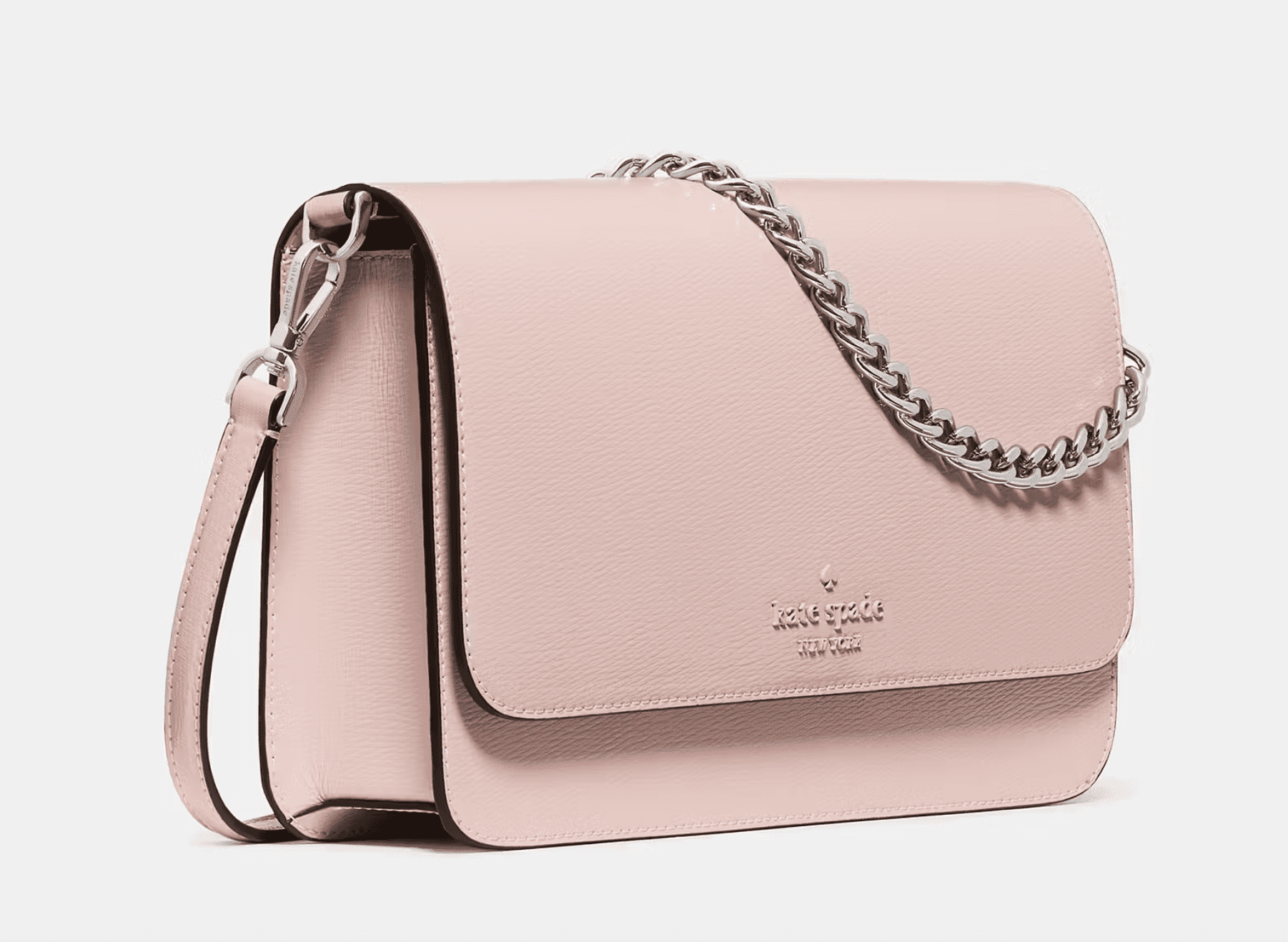 Kate Spade Staci Medium Satchel Crossbody Pink Ruby Saffiano